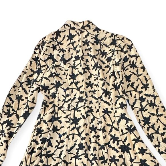 Ulla Johnson Roanne Printed Crepe Mini Dress, Size 4, Moonstone, New with tag - Picture 9 of 15